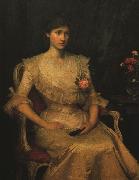 John William Waterhouse Portrait of Miss Margaret Henderson France oil painting reproduction